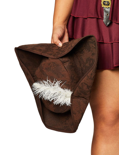 Swashbuckler Captain Costume for Women - Pirate Halloween Outfit