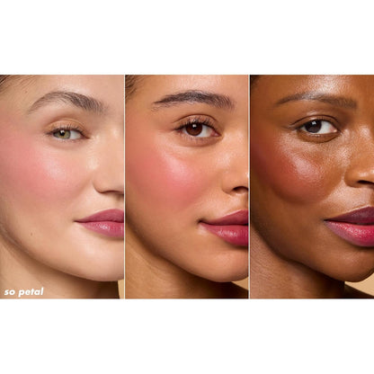 e.l.f. Sheer For It Blush Tint, Multi-Use, Long-Lasting Lip &amp; Cheek Makeup, Creates A Natural Flush Finish, Vegan &amp; Cruelty-Free, Plums Up