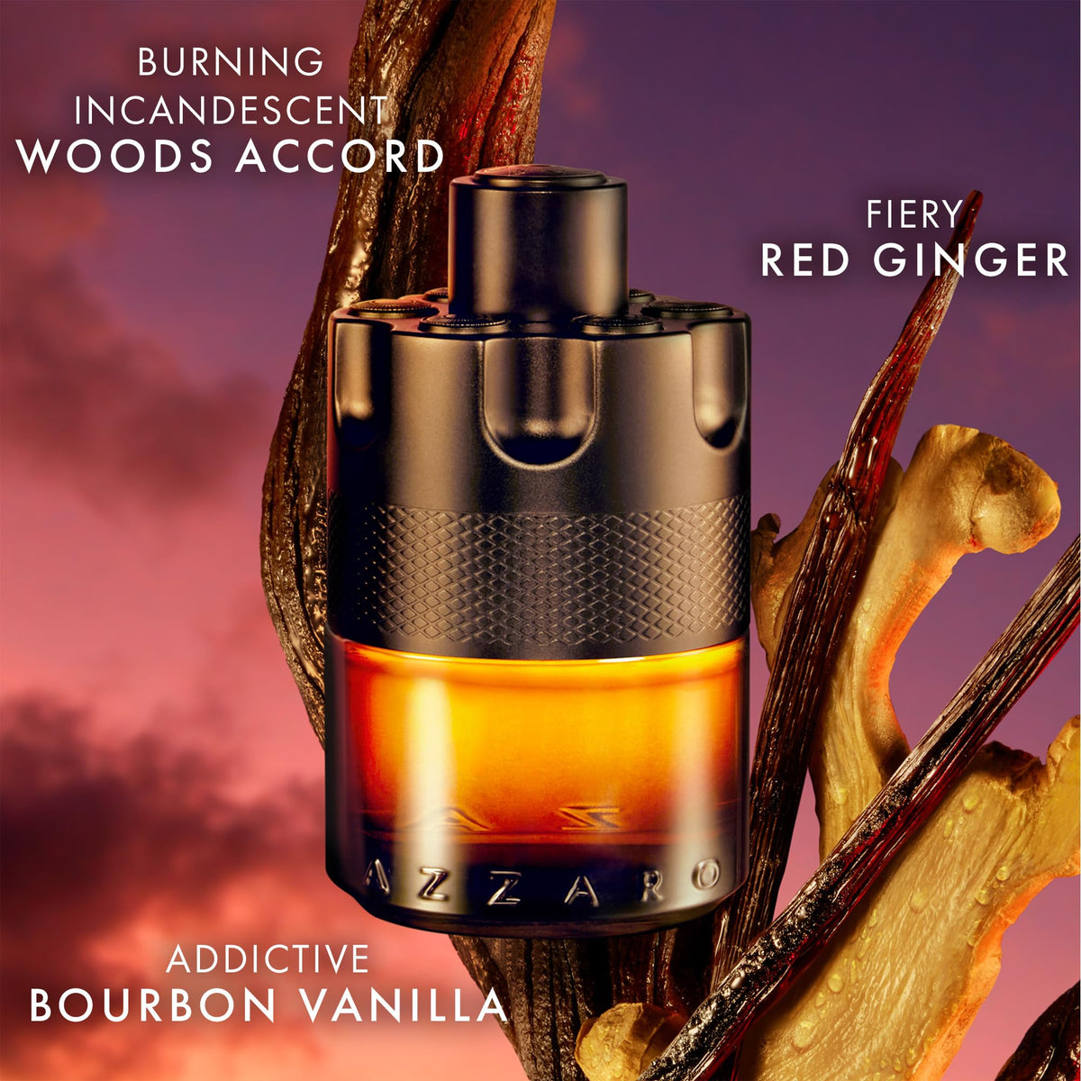 Azzaro The Most Wanted Parfum - Intense Mens Cologne - Spicy &amp; Seductive Fragrance for Date Night - Lasting Wear - Irresistible Luxury Perfumes for Men