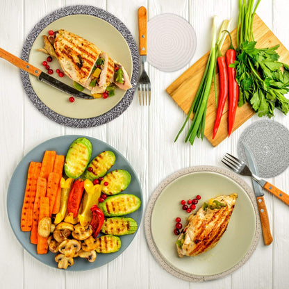 Heat-Resistant Trivet Set for Hot Pots &amp; Pans with Storage Basket