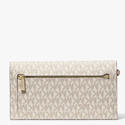 MICHAEL Michael Kors Jet Set Medium Flap Double Zip Wristlet