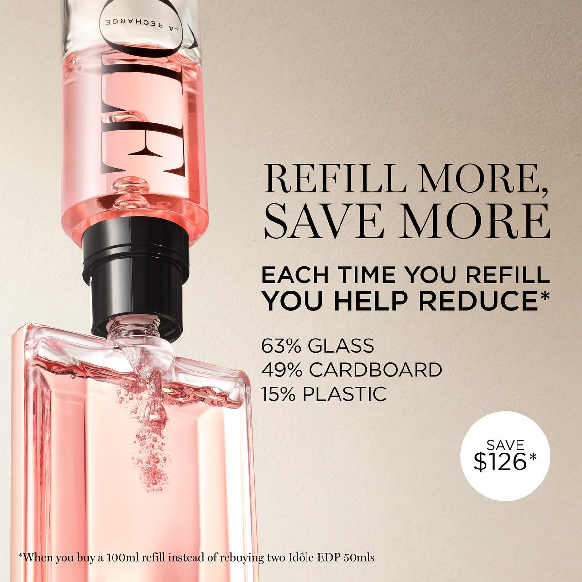 Lancôme Idôle Eau de Parfum - Long Lasting Fragrance with Notes of Bergamont, Jasmine &amp; Vanilla - Fresh &amp; Floral Women&