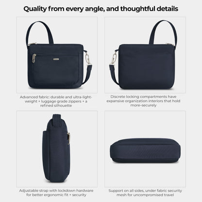 Travelon Anti-Theft Classic Small East/West Crossbody