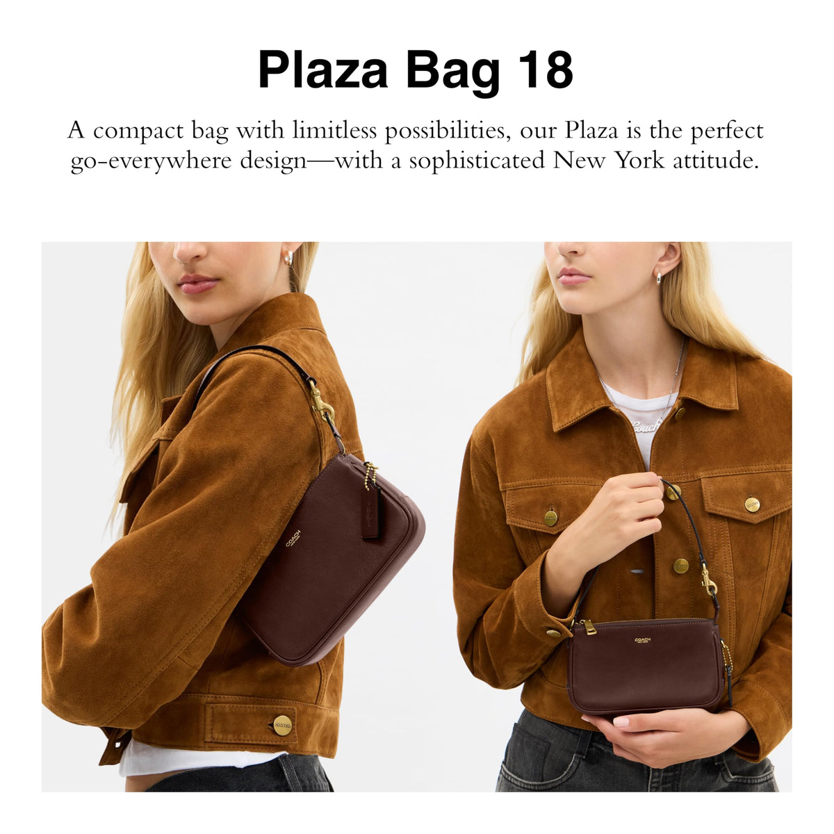 Coach Women’s Plaza Bag 18