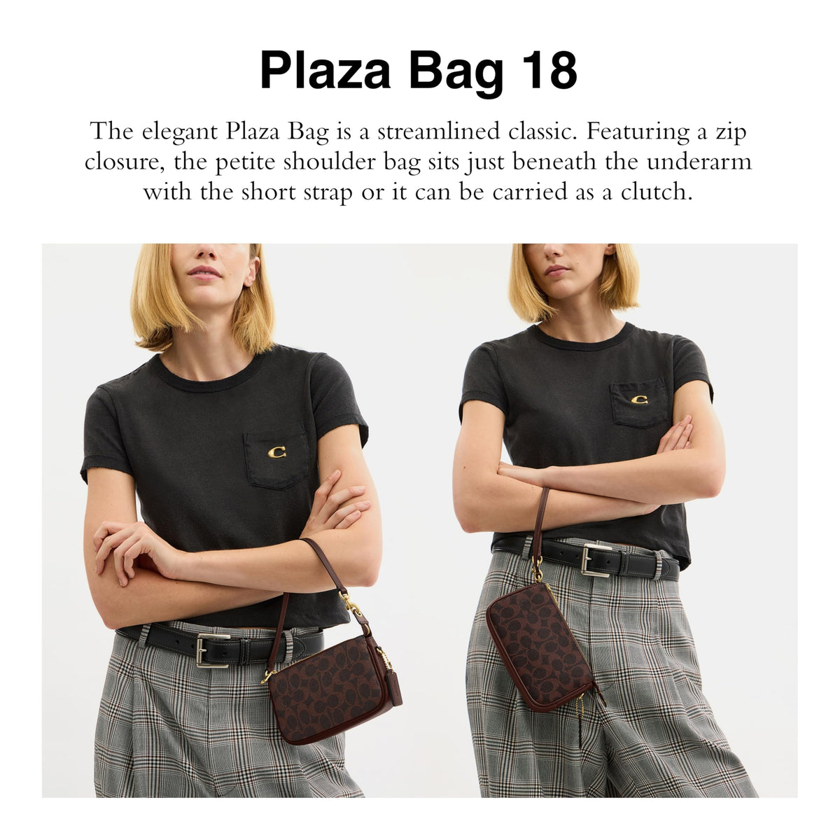 Coach Women’s Plaza Bag 18