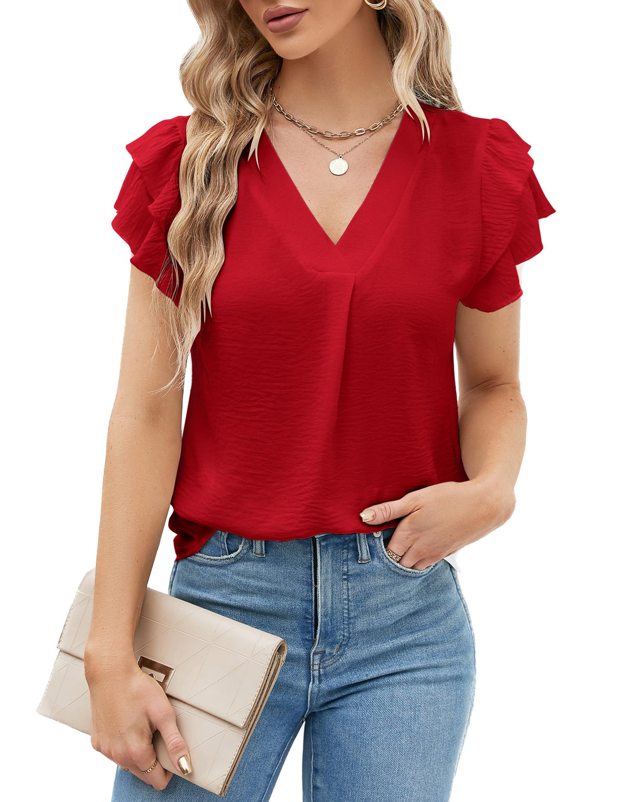 Polyester Blouses - Women&