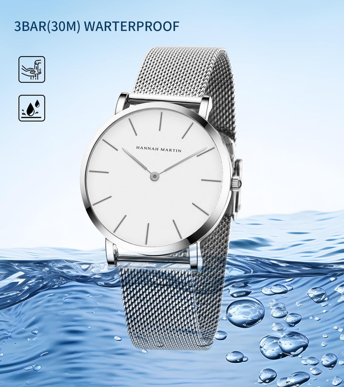 HANNAH MARTIN Watches for Women Analog Women&