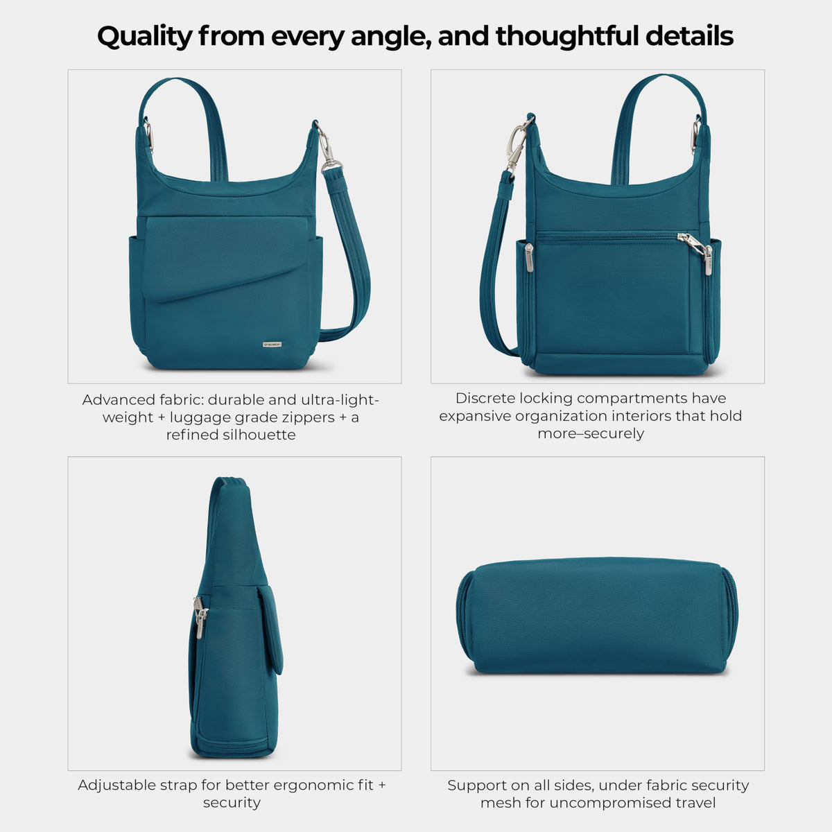 Travelon Anti-Theft Classic Messenger Bag