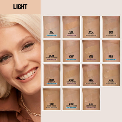 Revlon Liquid Foundation, ColorStay Face Makeup for Combination &amp; Oily Skin, SPF 15, Medium-Full Coverage with Matte Finish, 180 Sand Beige, 1 Fl Oz