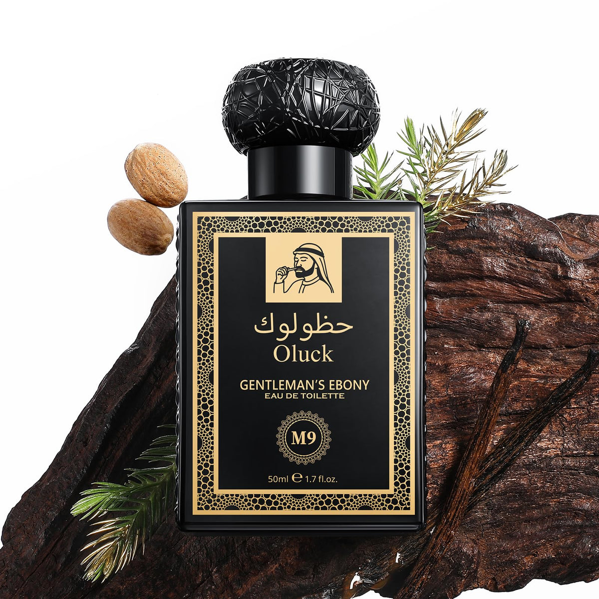 Oluck Gulf Night Perfume M7 Cologne for Women &amp; Men, Lemon Pineapple Nutmeg Cedarwood Vanilla Notes, Middle Eastern Fragrance