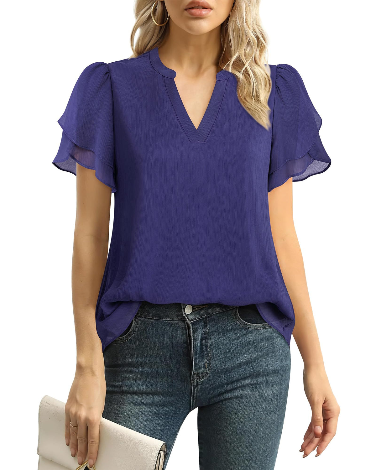 Polyester Blouses - Women&