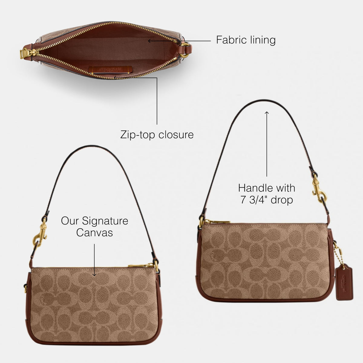 Coach Women’s Plaza Bag 18