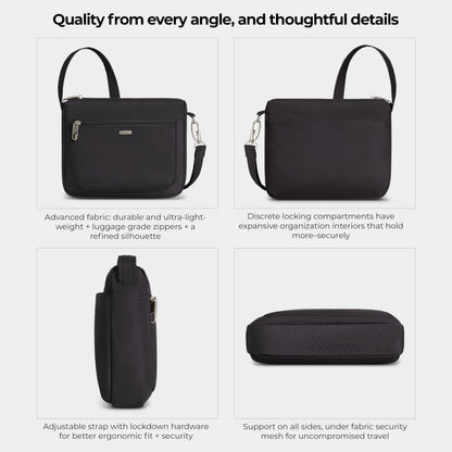 Travelon Anti-Theft Classic Small East/West Crossbody