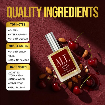 ALT. FRAGRANCES Cherry Smash No. 12, Inspired by Lost Chery Perfume for Women &amp; Men, Unisex Perfume, Extrait de Parfum, Long Lasting Scent, 60ml