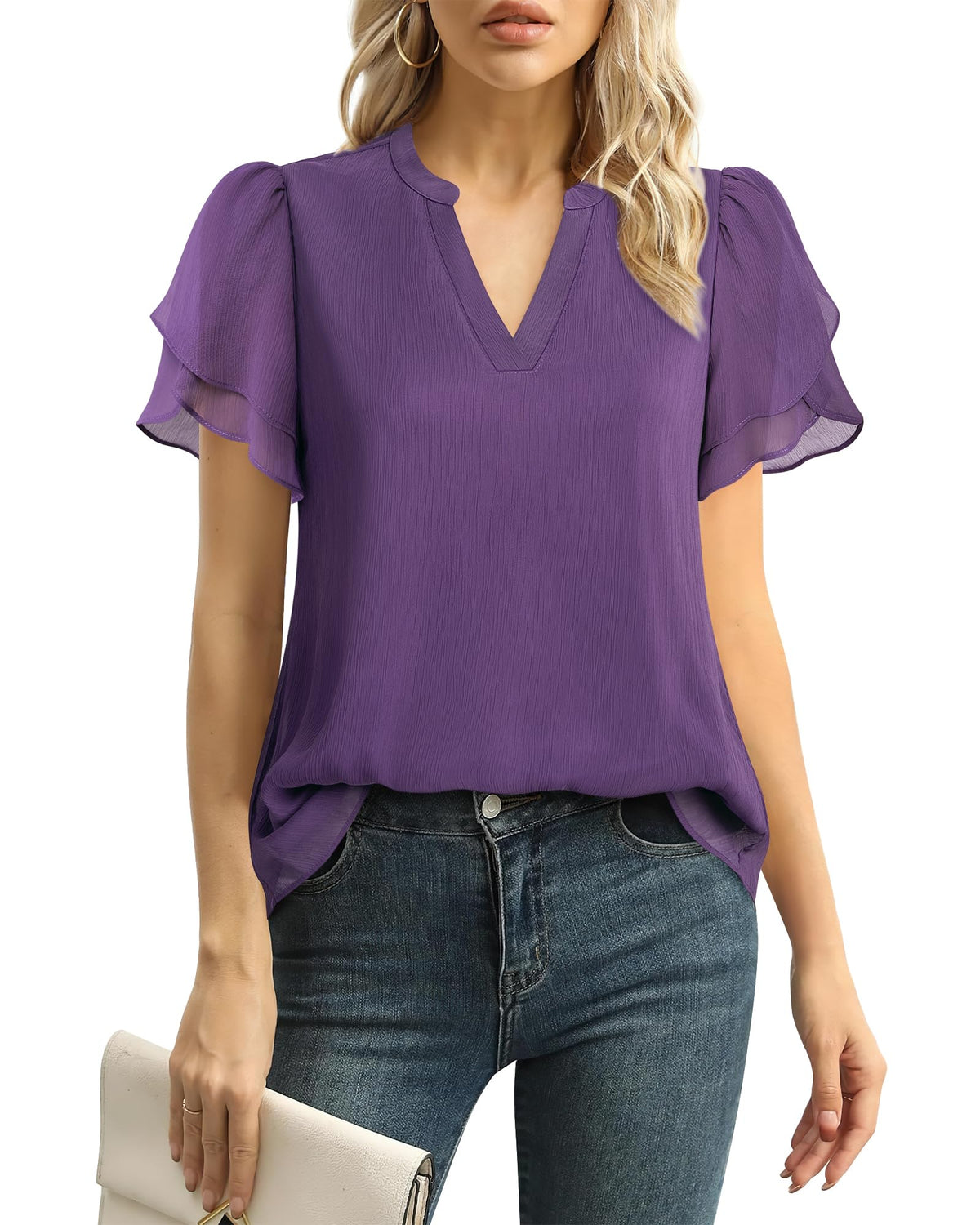 Polyester Blouses - Women&