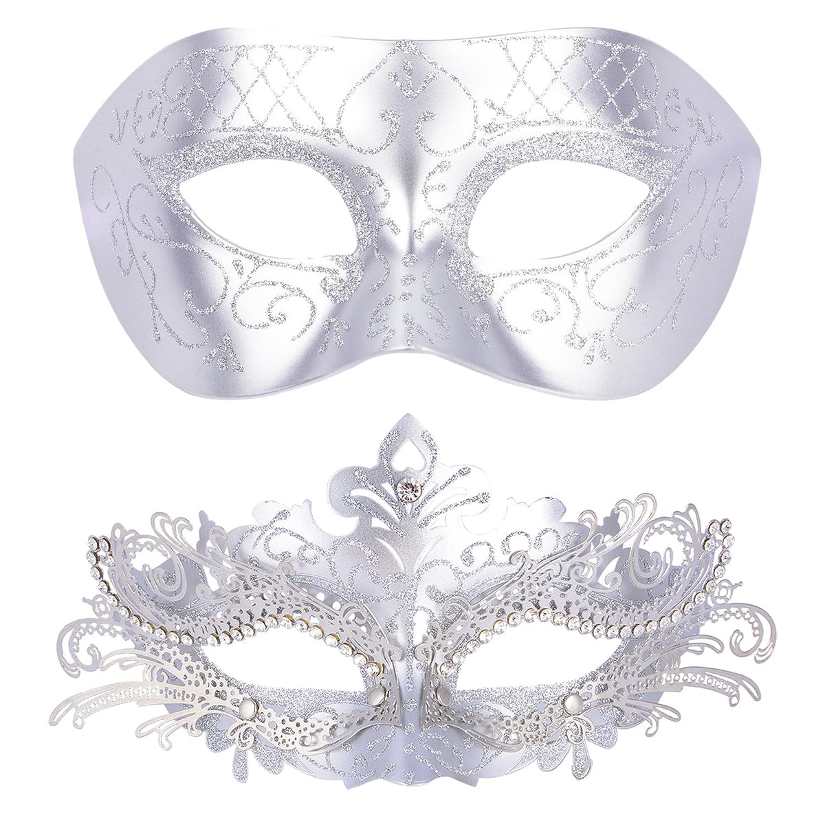 Masquerade Masks - Elegant Mardi Gras Party Masks - Premium Decorative Masks for Women and Men