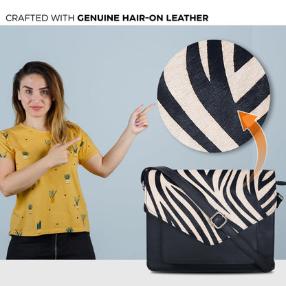 Leather Flapover Crossbody Handbag Purse for Women with Adjustable Strap &amp; Overflap Snap Closure Tote/Bag