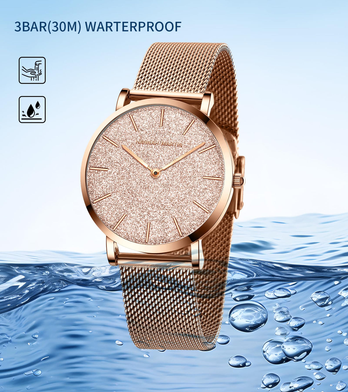 HANNAH MARTIN Watches for Women Analog Women&