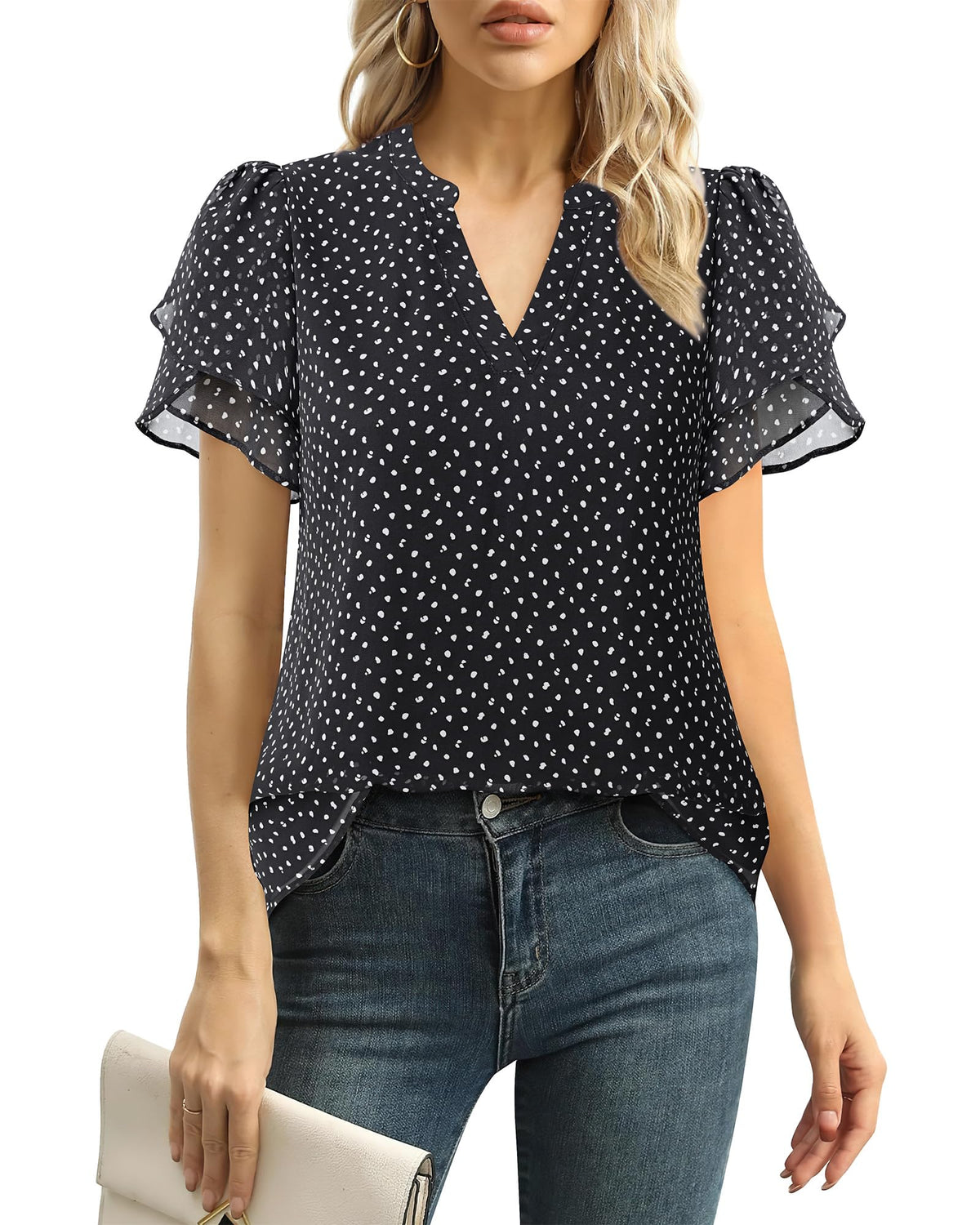 Polyester Blouses - Women&