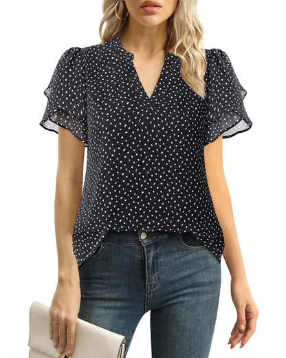 Polyester Blouses - Women&