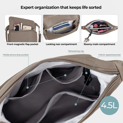 Travelon Anti-Theft Classic Messenger Bag