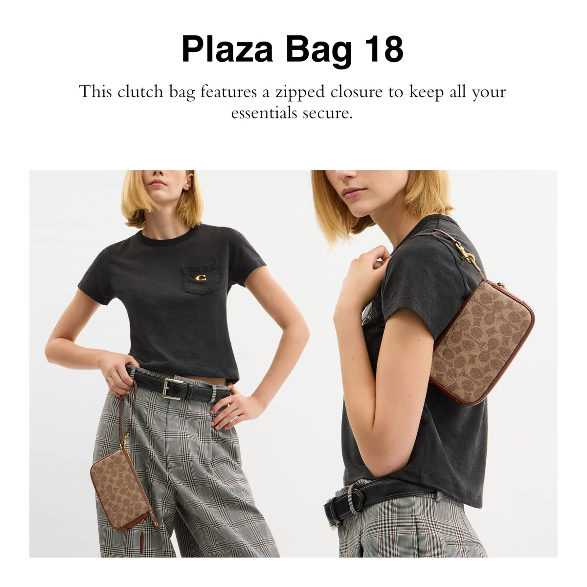 Coach Women’s Plaza Bag 18