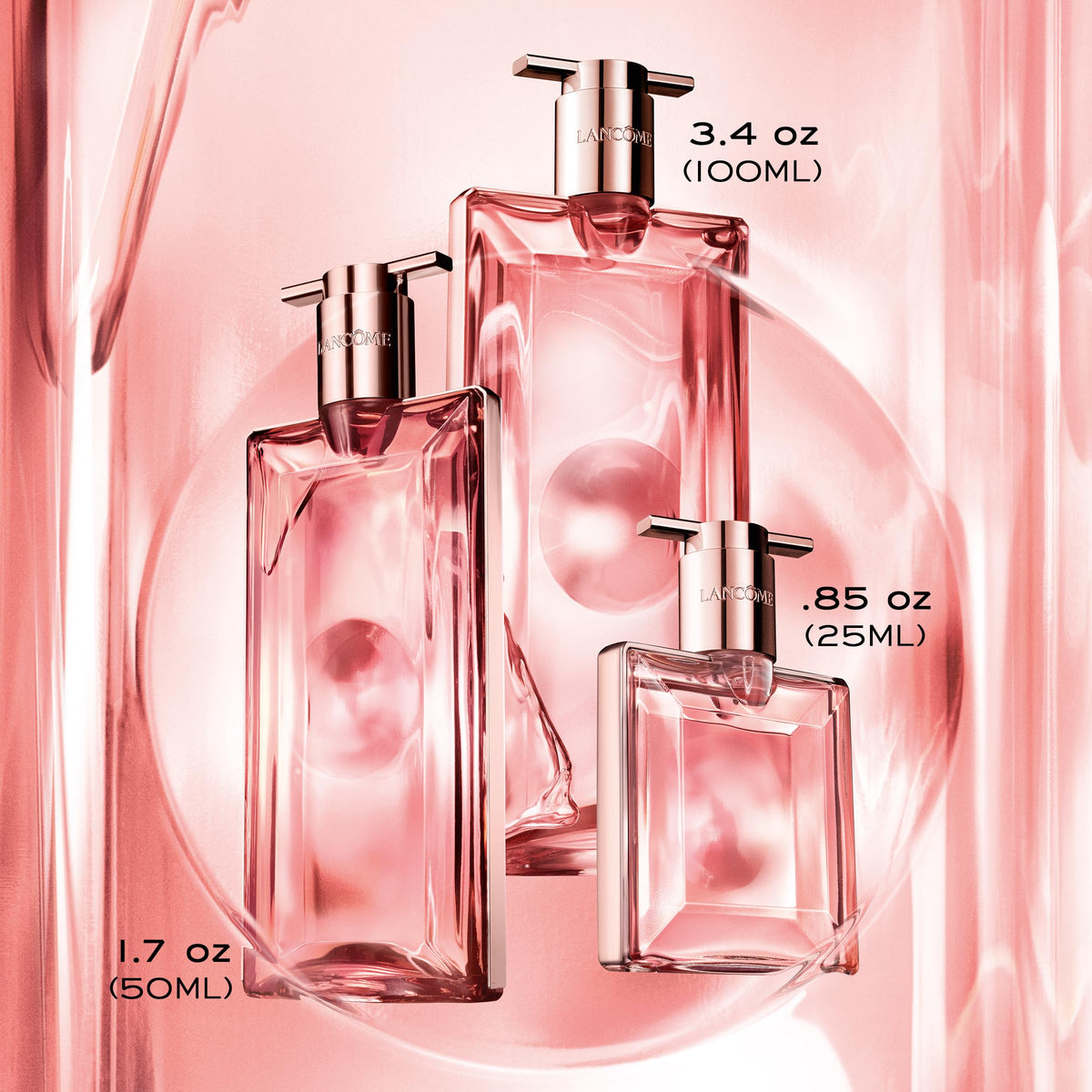 Lancôme Idôle Eau de Parfum - Long Lasting Fragrance with Notes of Bergamont, Jasmine &amp; Vanilla - Fresh &amp; Floral Women&