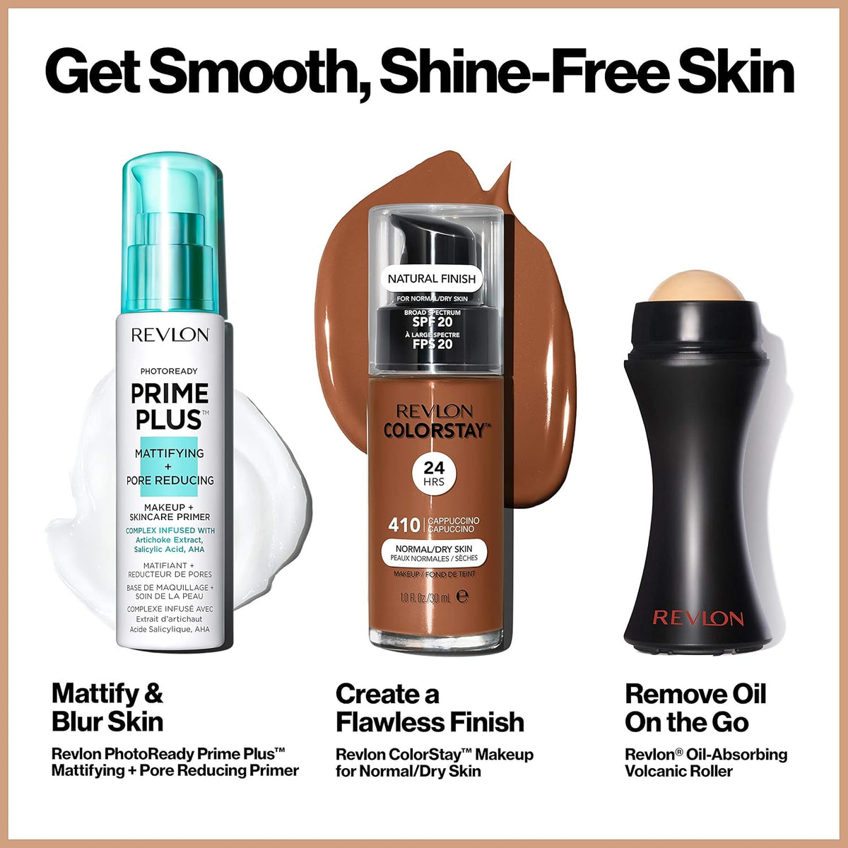Revlon Liquid Foundation, ColorStay Face Makeup for Normal &amp; Dry Skin, SPF 20, Longwear Medium-Full Coverage with Natural Finish, 240 Medium Beige, 1 Fl Oz