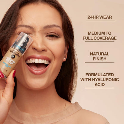 Revlon Liquid Foundation, ColorStay Face Makeup for Normal &amp; Dry Skin, SPF 20, Longwear Medium-Full Coverage with Natural Finish, 240 Medium Beige, 1 Fl Oz