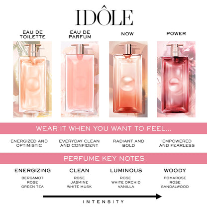 Lancôme Idôle Eau de Parfum - Long Lasting Fragrance with Notes of Bergamont, Jasmine &amp; Vanilla - Fresh &amp; Floral Women&