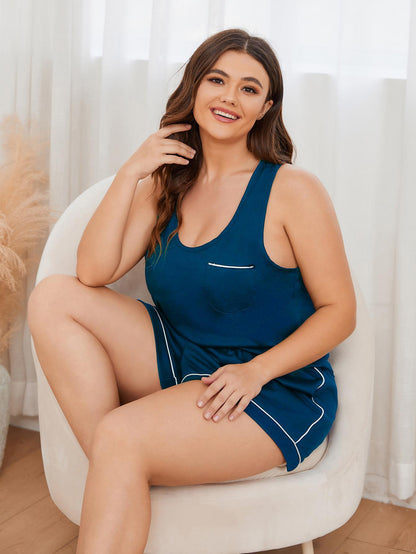 “Bedtime” Shorts Lounge Set