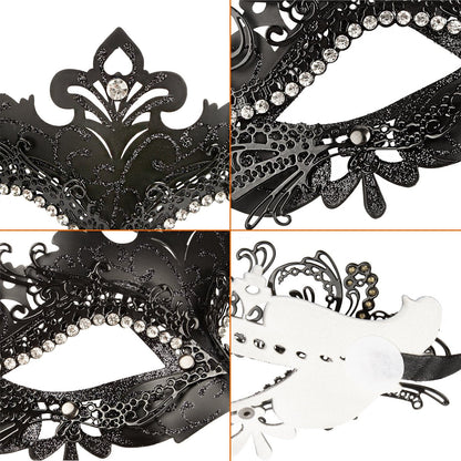 Masquerade Masks - Elegant Mardi Gras Party Masks - Premium Decorative Masks for Women and Men