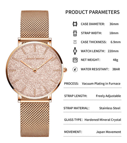 HANNAH MARTIN Watches for Women Analog Women&