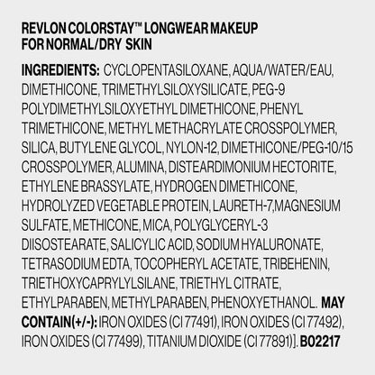 Revlon Liquid Foundation, ColorStay Face Makeup for Normal &amp; Dry Skin, SPF 20, Longwear Medium-Full Coverage with Natural Finish, 240 Medium Beige, 1 Fl Oz
