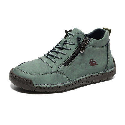 Hand-stitched Womens Shoes Soft Sole Flat Casual