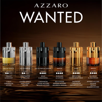 Azzaro The Most Wanted Parfum - Intense Mens Cologne - Spicy &amp; Seductive Fragrance for Date Night - Lasting Wear - Irresistible Luxury Perfumes for Men