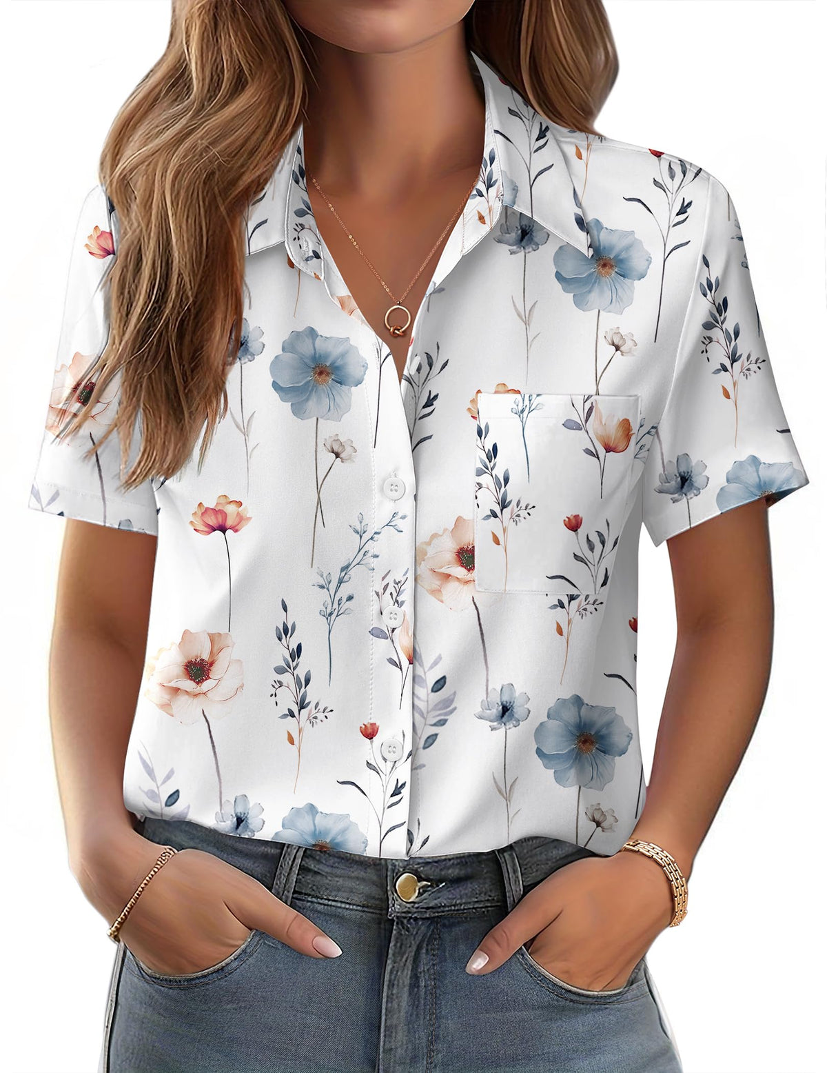 Polyester Blouse - Women&