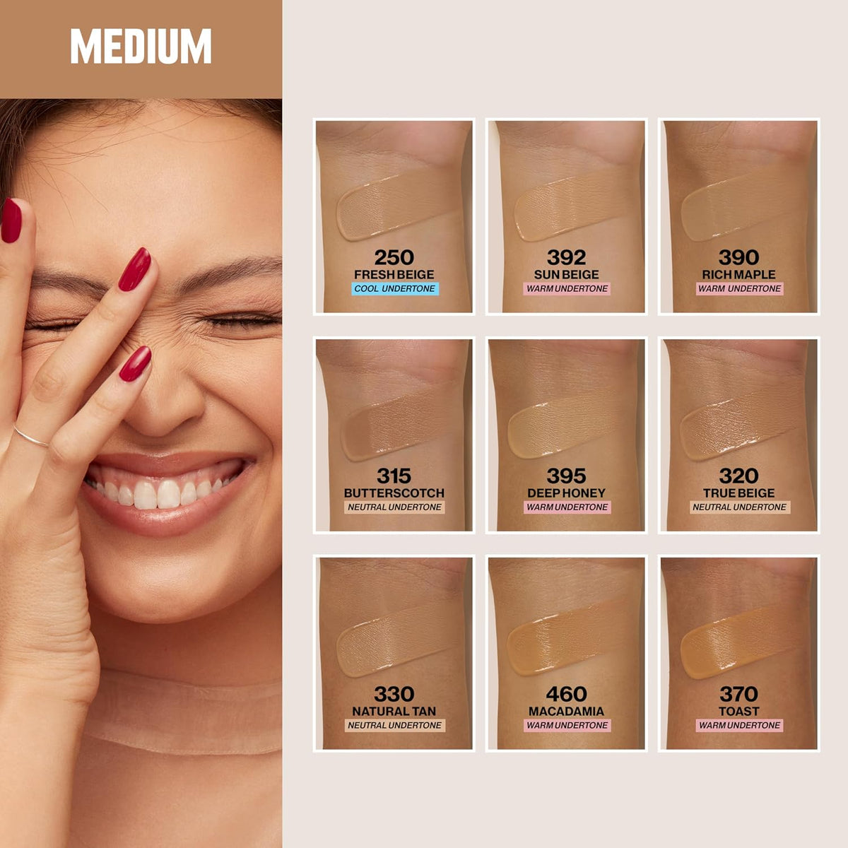 Revlon Liquid Foundation, ColorStay Face Makeup for Normal &amp; Dry Skin, SPF 20, Longwear Medium-Full Coverage with Natural Finish, 240 Medium Beige, 1 Fl Oz