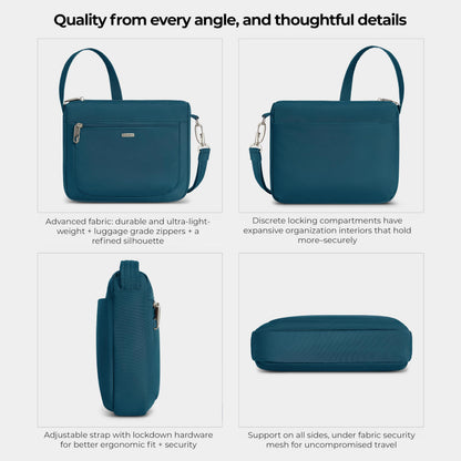 Travelon Anti-Theft Classic Small East/West Crossbody
