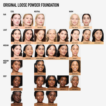 bareMinerals Original Loose Powder Foundation SPF 15 - Powder Face Makeup with Added Sun Protection - Sheer to Full Coverage Foundation