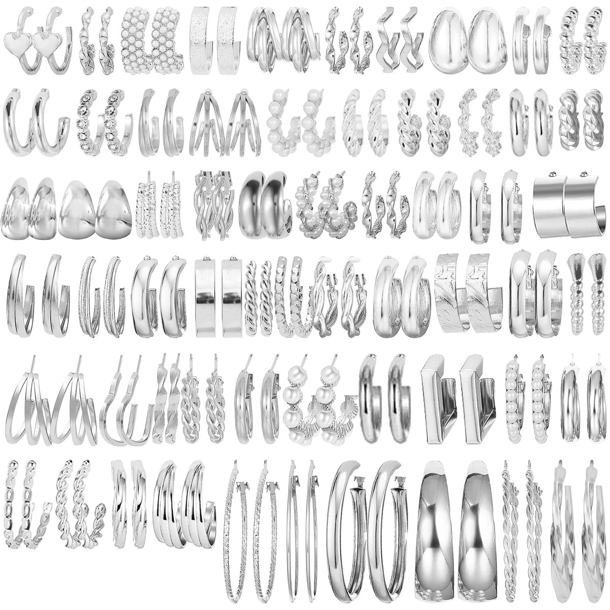 69-Piece Gold Jewelry Set for Women | Necklaces, Bracelets &amp; Earrings