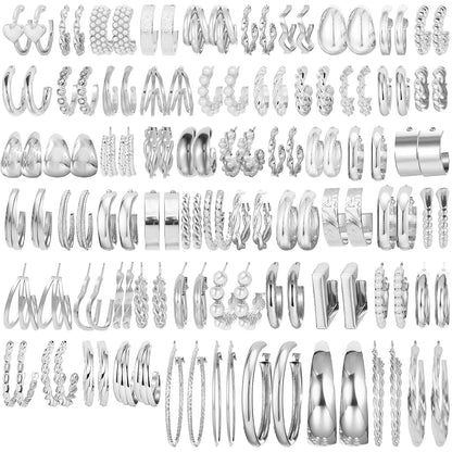69-Piece Gold Jewelry Set for Women | Necklaces, Bracelets &amp; Earrings