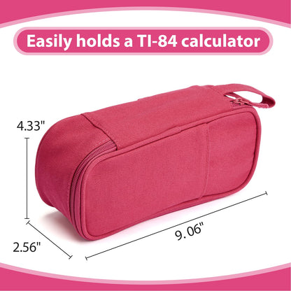 Large Pencil Case 1800ml - Heavy Duty Canvas School Supplies Organizer for Kids Students
