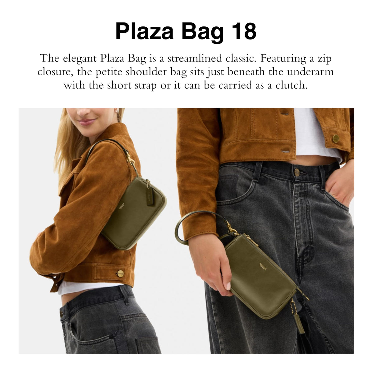 Coach Women’s Plaza Bag 18