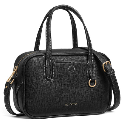 BOSTANTEN Small Crossbody Bag for Women Vegan Leather Purse | Lightweight, Top Handle, Adjustable Strap, Compact Storage for Travel Shopping Everyday
