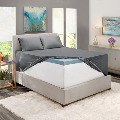 King Size Deep Pocket Sheet Set 6 Piece - Extra Deep Fitted Sheets 18-24 Inch Microfiber Linen