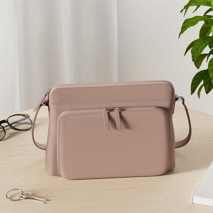 ili New York Genuine Leather Crossbody Bags for Women - Premium RFID Blocking Shoulder Bag Organizer with Adjustable Strap