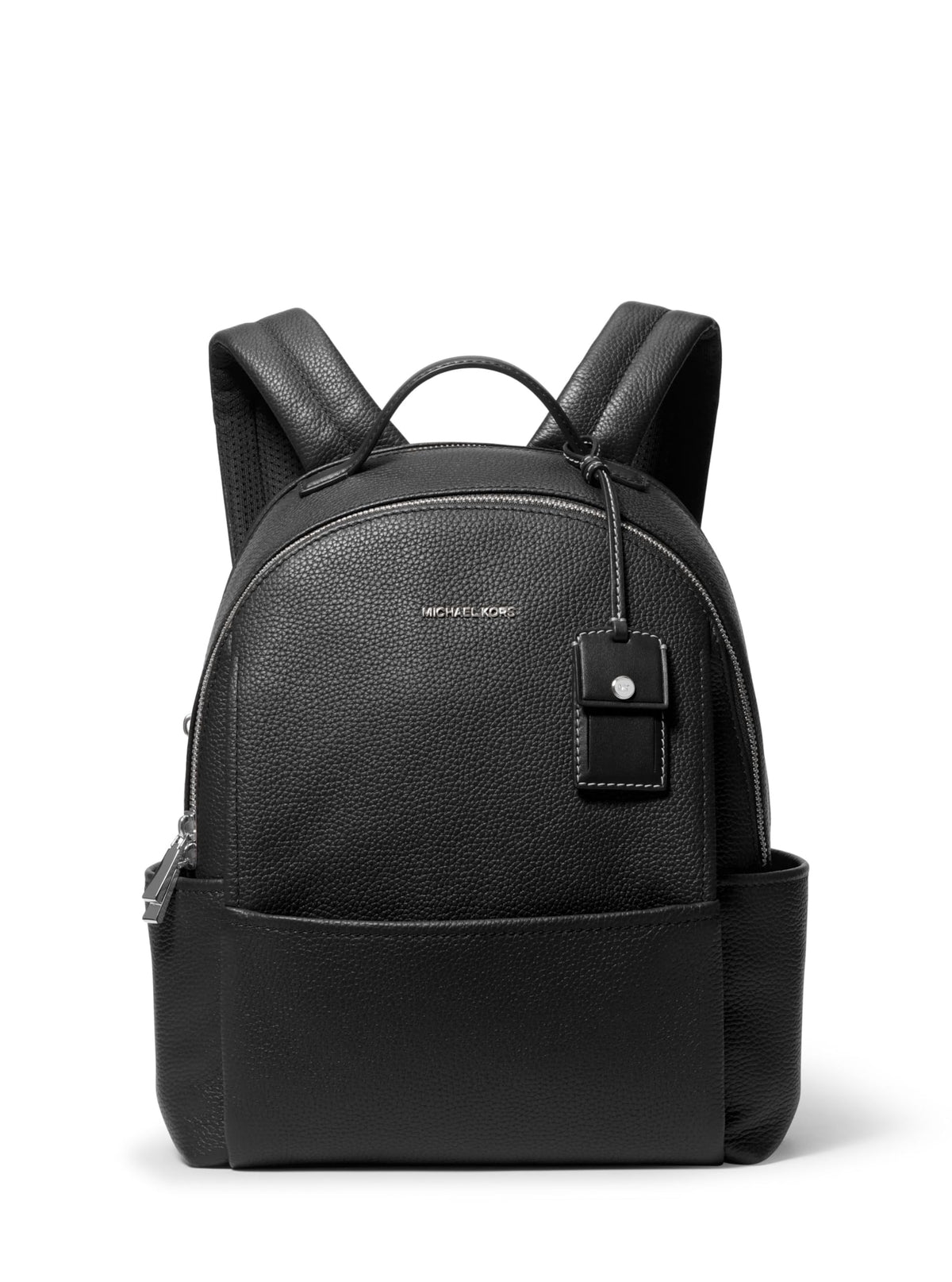 Michael Kors Sable Medium Backpack, Gold-Tone Hardware/Pebble Leather/Crimson