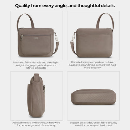 Travelon Anti-Theft Classic Small East/West Crossbody