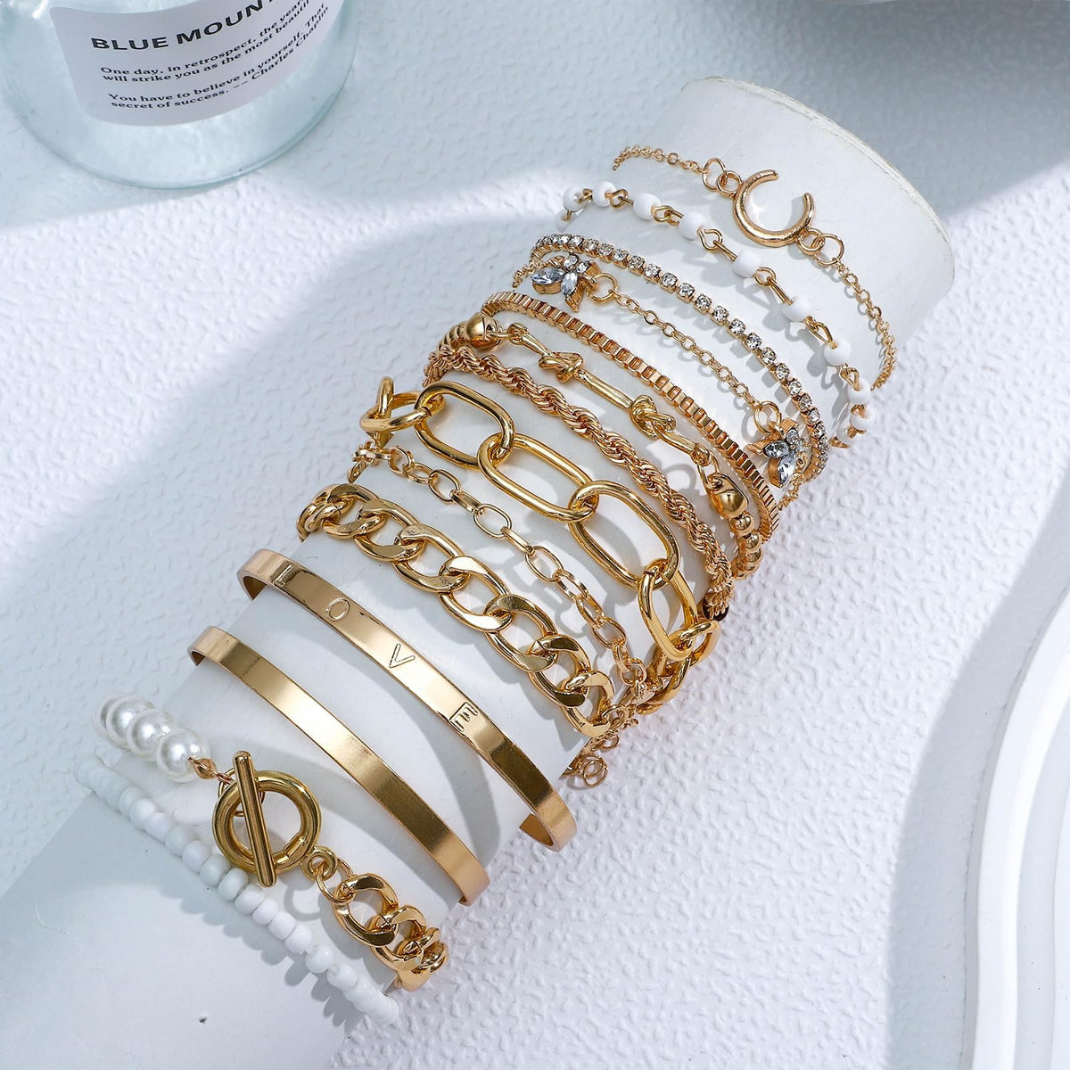 69-Piece Gold Jewelry Set for Women | Necklaces, Bracelets &amp; Earrings